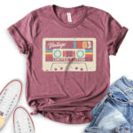 Casette Vintage 1983 T-shirt - Ideas for Birthday Gift - heather-maroon