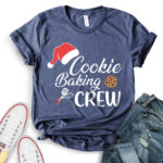 cookie-baking-crew-t-shirt-for-women-heather-navy