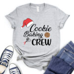 cookie-baking-crew-t-shirt-for-women-light-grey