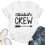 cousin crew t shirt for women white