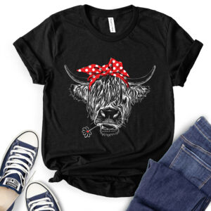 Cow Print T-Shirt for Women 2