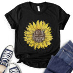 create your own sunshine t shirt for women black