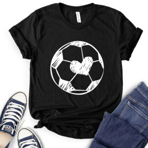 Cute Soccer T-Shirt for Women 2