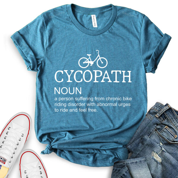 cycopath t shirt for women heather deep teal