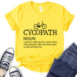 cycopath t shirt for women yellow