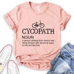 cycopath t shirt heather peach