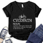 cycopath t shirt v neck for women black
