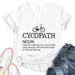 cycopath t shirt v neck for women white