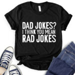 dad jokes t shirt black