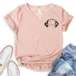 dog-t-shirt-v-neck-for-women-heather-peach