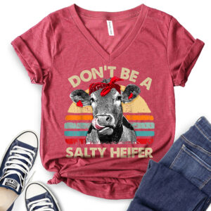 Don’t Be Salty T-Shirt V-Neck for Women