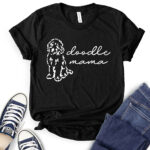 doodle mama t shirt for women black