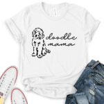 doodle mama t shirt for women white