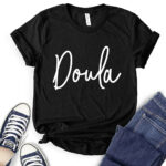 doula t shirt black