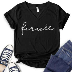 Fiancee T-Shirt V-Neck for Women 2