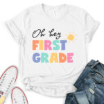 first-grade-t-shirt-for-women-white
