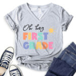 first-grade-t-shirt-v-neck-for-women-heather-light-grey
