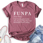 funpa funny grandfather t shirt heather maroon