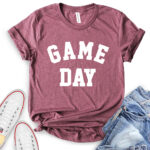 game day t shirt heather maroon