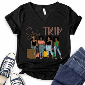 Girls Trip T-Shirt V-Neck for Women 2