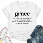 grace t shirt for women white