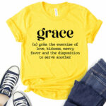 grace t shirt for women yellow