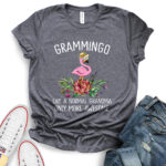 gramingo t shirt for women heather dark grey