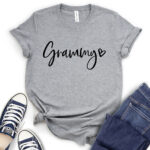 grammy t shirt heather light grey