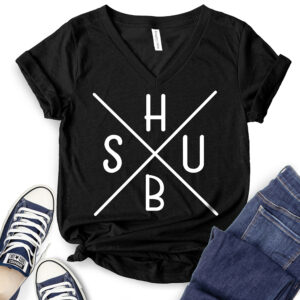 Hubs T-Shirt V-Neck for Women 2