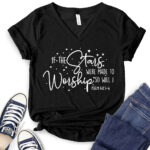 if the stars were made to worship so will i t shirt for women black