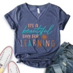 ıt-is-a-beautiful-day-for-learning-t-shirt-for-women-heather-navy