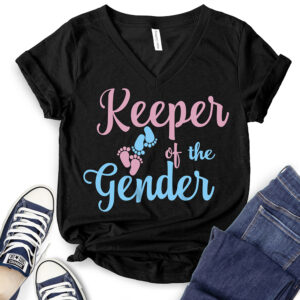 Keeper of The Gender T-Shirt V-Neck for Women 2