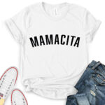 mamacita t shirt for women white