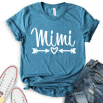 mimi t shirt for women heather deep teal