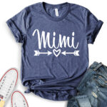 mimi t shirt for women heather navy