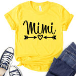 mimi t shirt for women yellow