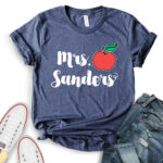 mrs-sanders-apple-t-shirt-for-women-heather-navy