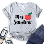 mrs-sanders-apple-t-shirt-v-neck-for-women-baby-blue