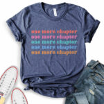 one more chapter t shirt for women heather navy
