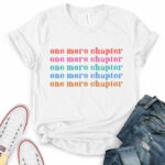 one more chapter t shirt for women white