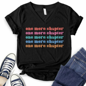 One More Chapter T-Shirt V-Neck for Women 2
