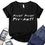 pivot pivot piv aht t shirt v neck for women black