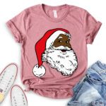 santa-t-shirt-for-women-heather-maroon