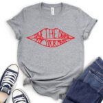 save the drama for your mama t shirt for women heather light grey