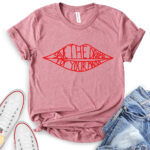 save the drama for your mama t shirt for women heather mauve