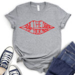 save the drama for your mama t shirt heather light grey