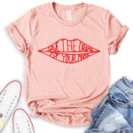 save the drama for your mama t shirt heather peach