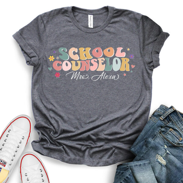 School Counselor T-shirt dark-grey
