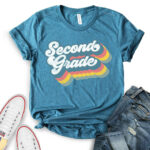 second-grade-aged-t-shirt-for-women-heather-deep-teal