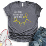 some people just need a pat on the back t shirt for women heather dark grey